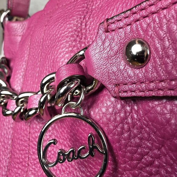 Coach Abby Mini Hobo Pebbled Leather Shoulder Bag in Blossom Pink, F1972 - Picture 6 of 10